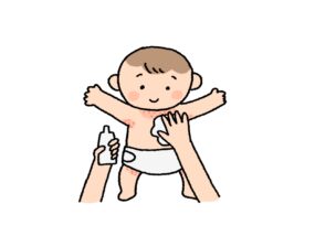 お子さんの肌ケア１週間プログラム ( 汗疹予防 ＋ 皮膚バリア強化 )